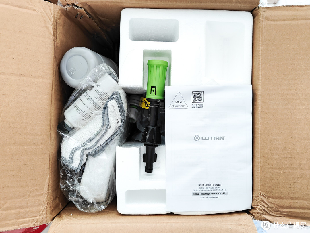 洗车干净还是要用高压洗车机力度大 ,绿田洗车机狂派标准版体验感受